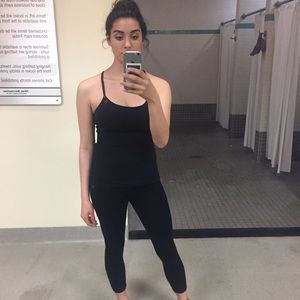 Lululemon power Y  tank top (bra built in)